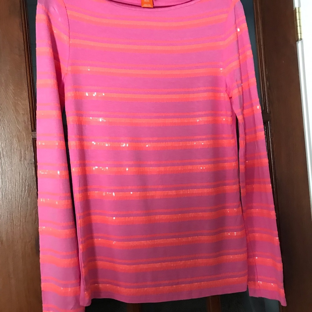 Long sleeve sequins top m/m Joe fresh
